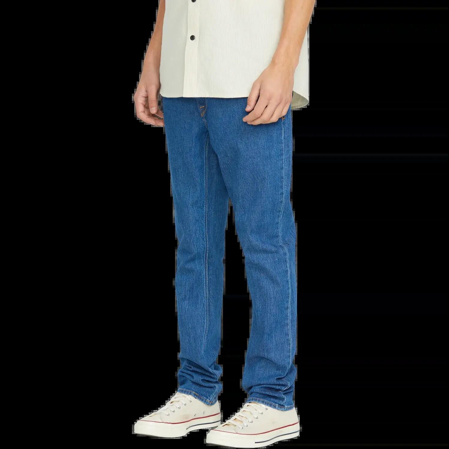 Pantalon Volcom Vorta Denim Bleu Foncé L34 3/5
