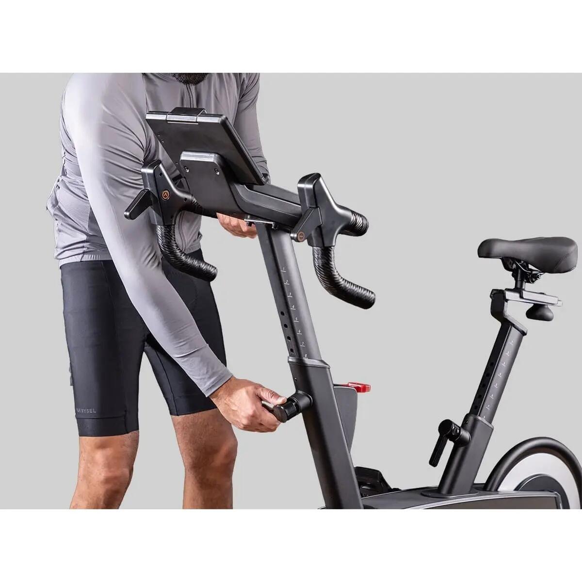 Vélo de biking Kliva 800-S - Vélo d'intérieur 800W SMART avec LED et inclinaison 11/14