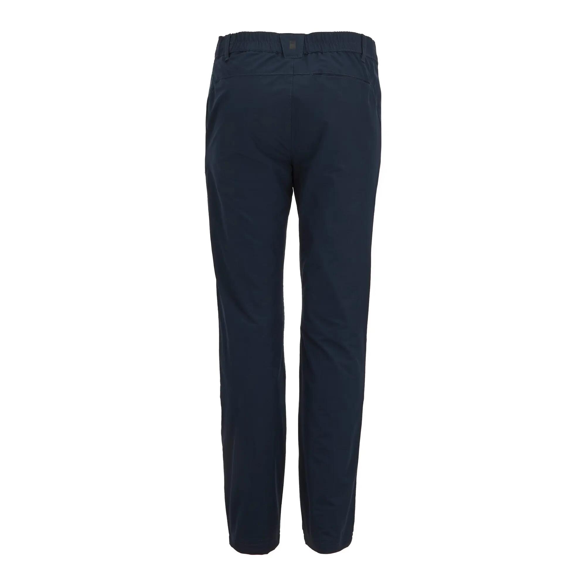 Pantalon Uni Et Extensible À Taille Semiélastiquée HIGHTON Enfant (Bleu Marine) 3/7