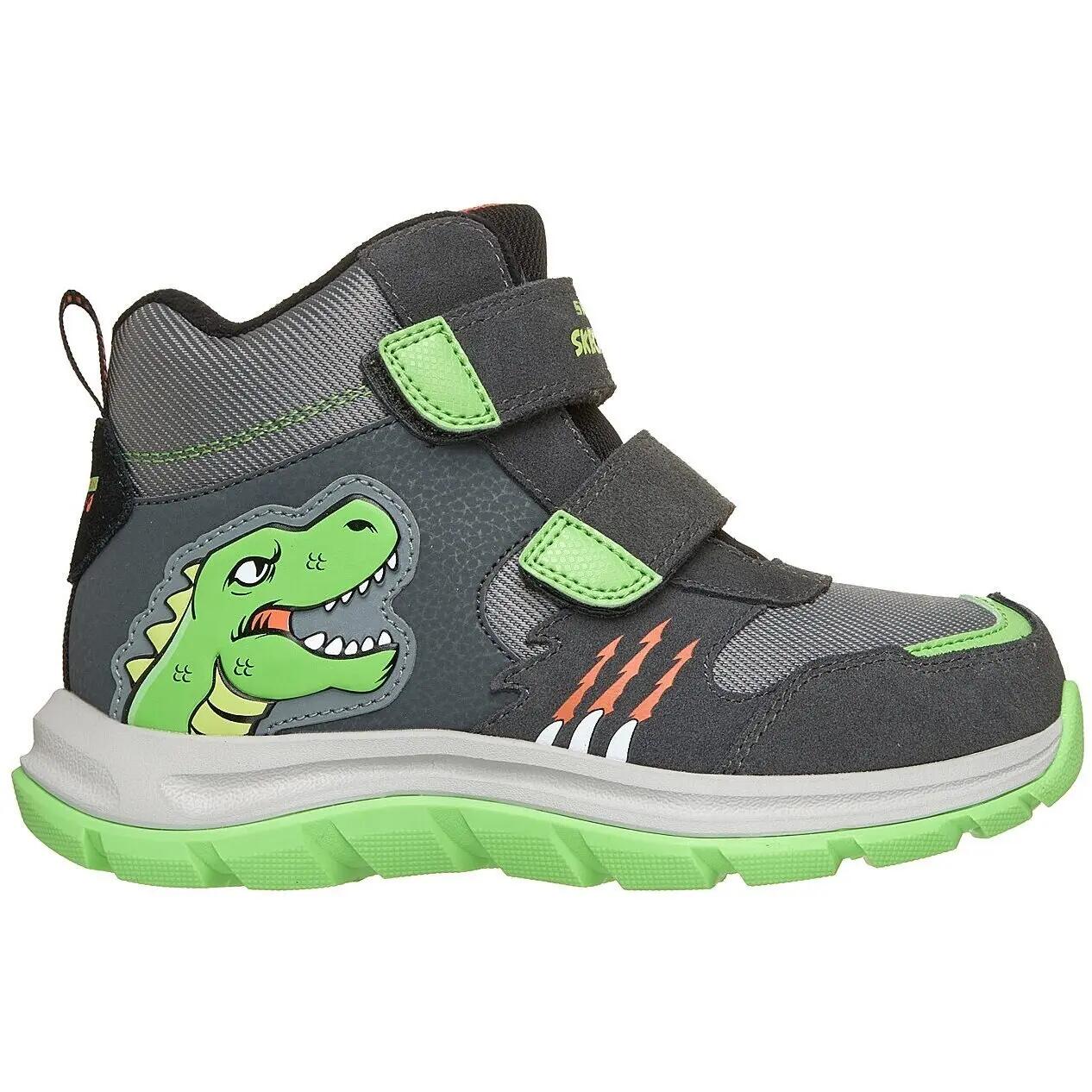 Stivali Skechers Dynamic Trail Dino-scouts, Grigio, Bambini 3/5