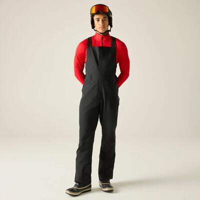 Uomo Pettorina Pantaloni Da Sci Dare 2B Twin Tip Nero