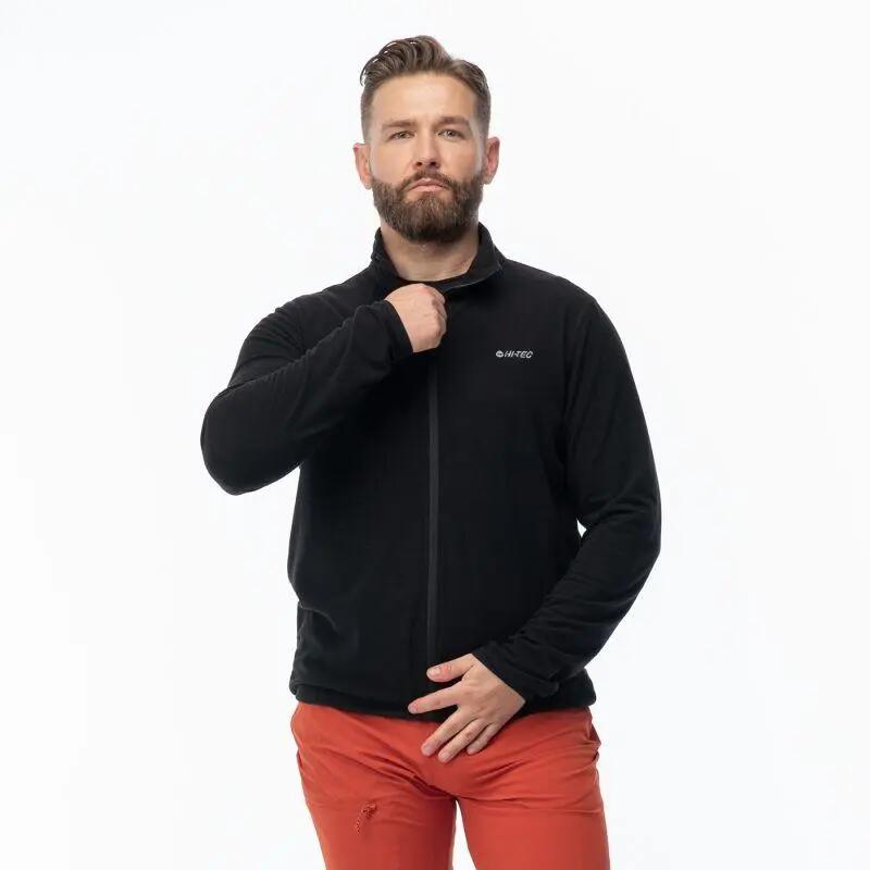 Mens Damis II Full Zip Fleece Jacket (Black) 3/6
