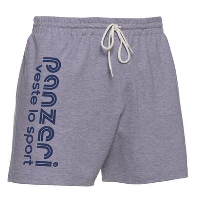 Short Panzeri Mixte Uni A - Lilas / Bleu Marine
