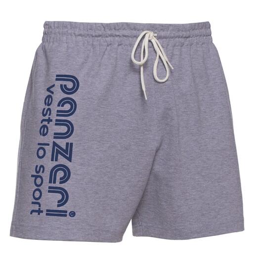 Short Panzeri Mixte Uni A - Lilas / Bleu Marine