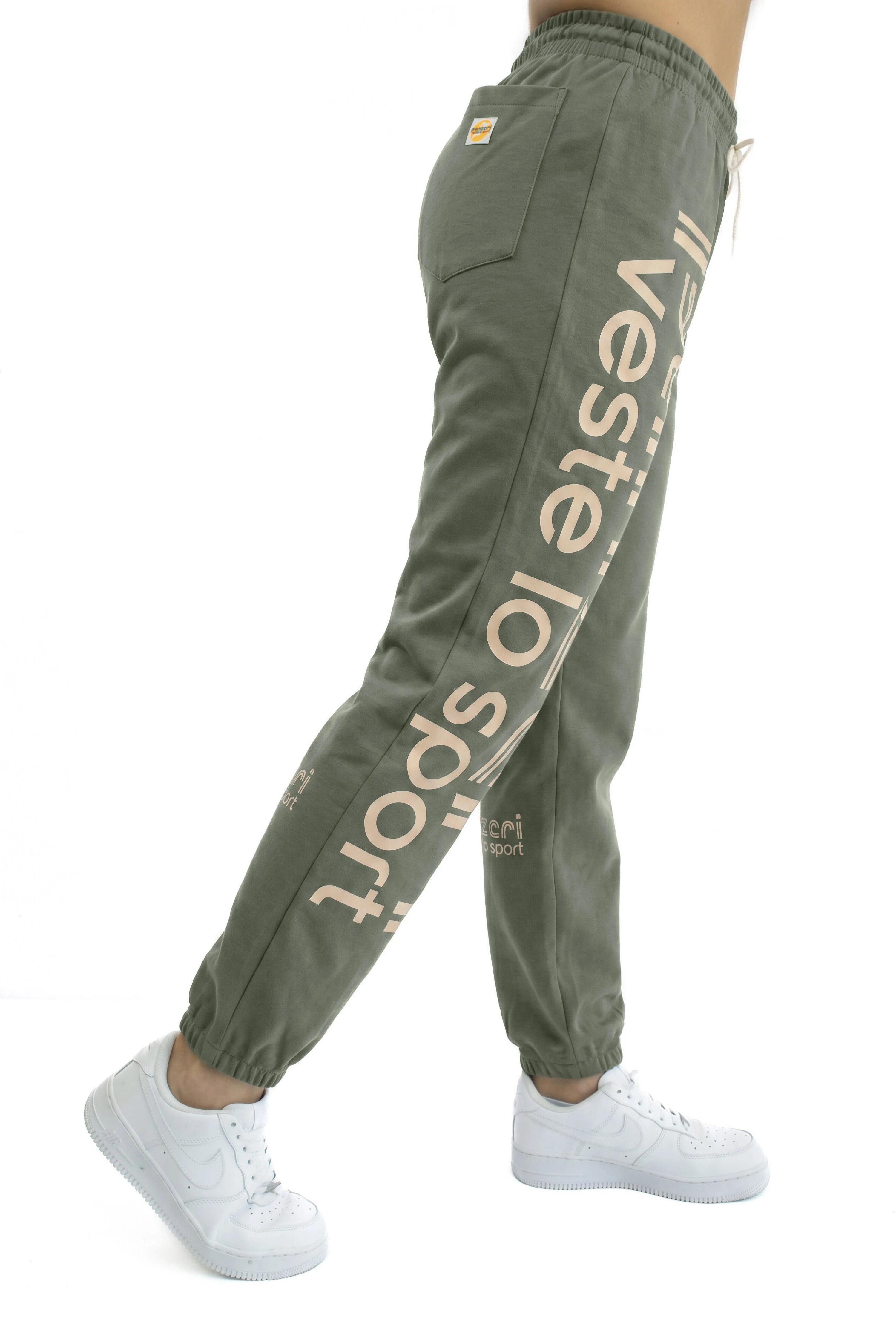 Jogging Panzeri Mixte  - Uni H - Kaki / Beige 6/7