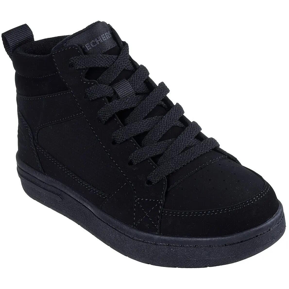 Stivali Skechers Smooth Street Cozy Zip, Nero, Bambini 1/5
