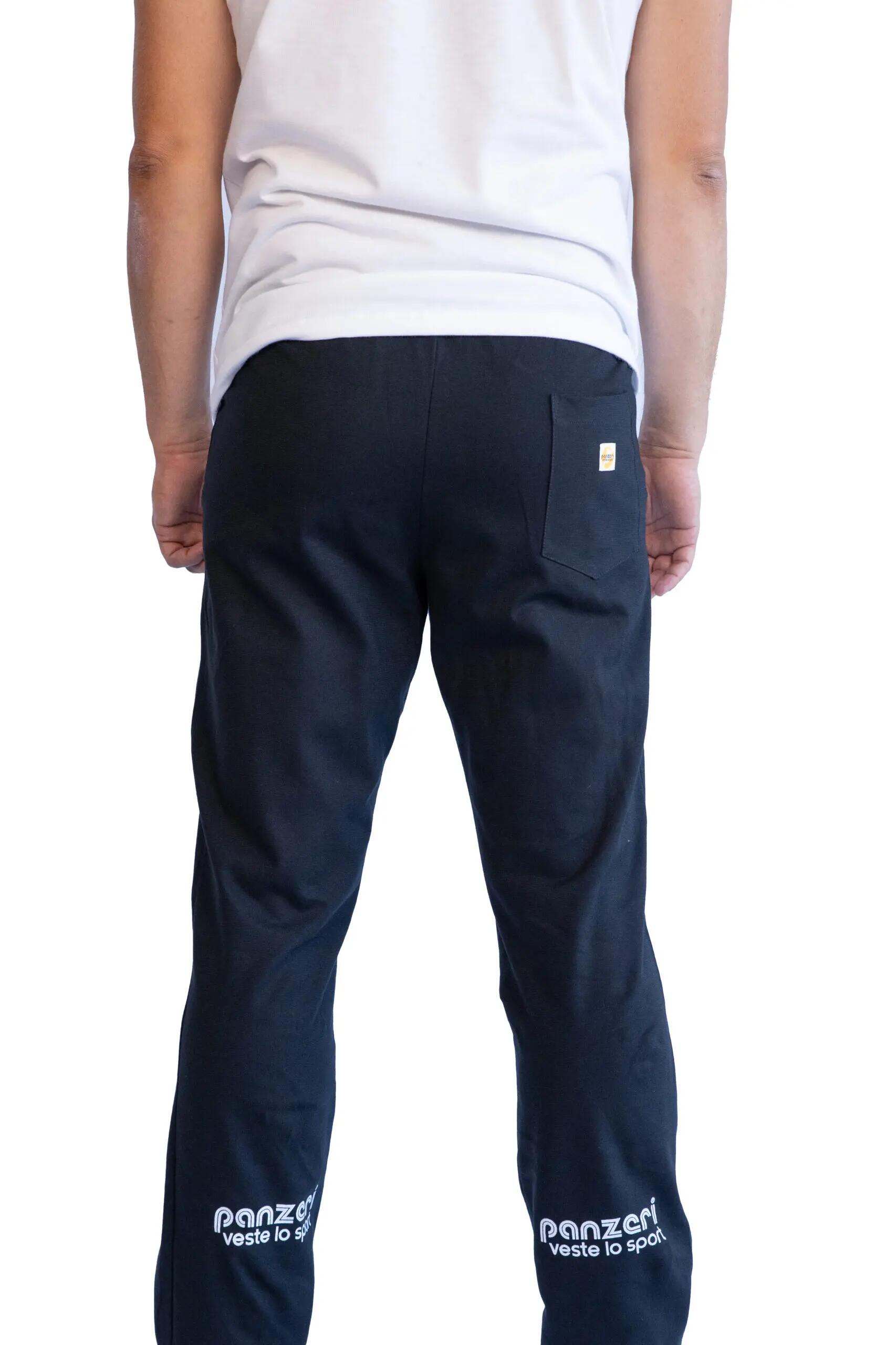 Jogging Panzeri Mixte  - Uni H - Noir / Blanc 4/5