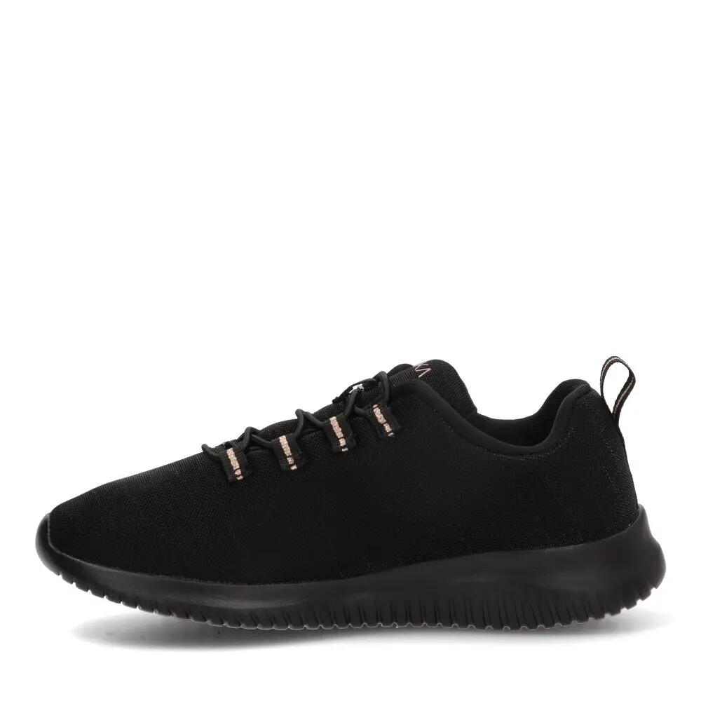 Deportivas Casual Mujer Suela Plana - Modelo 50240 Negro 3/6