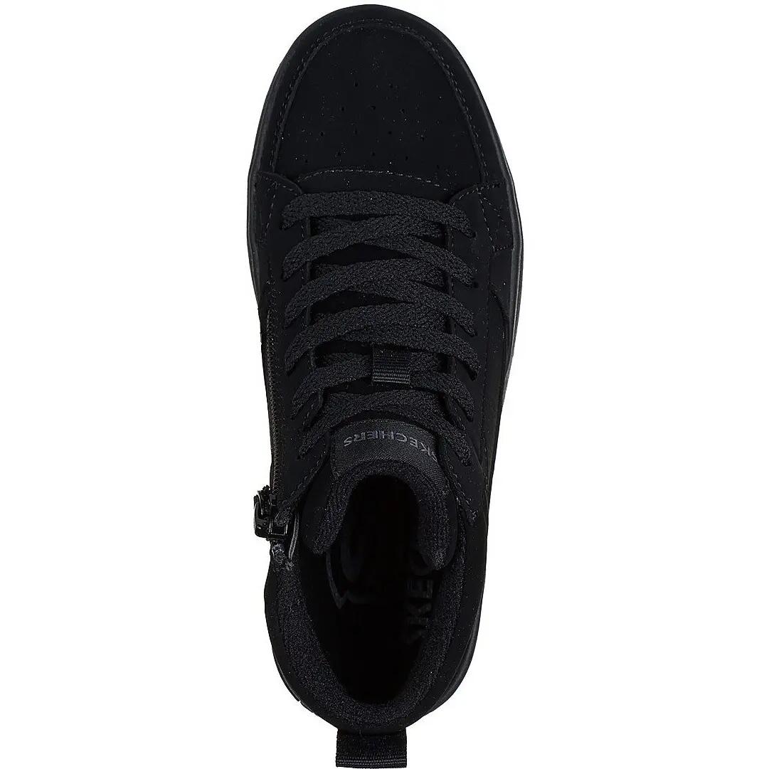 Stivali Skechers Smooth Street Cozy Zip, Nero, Bambini 2/5