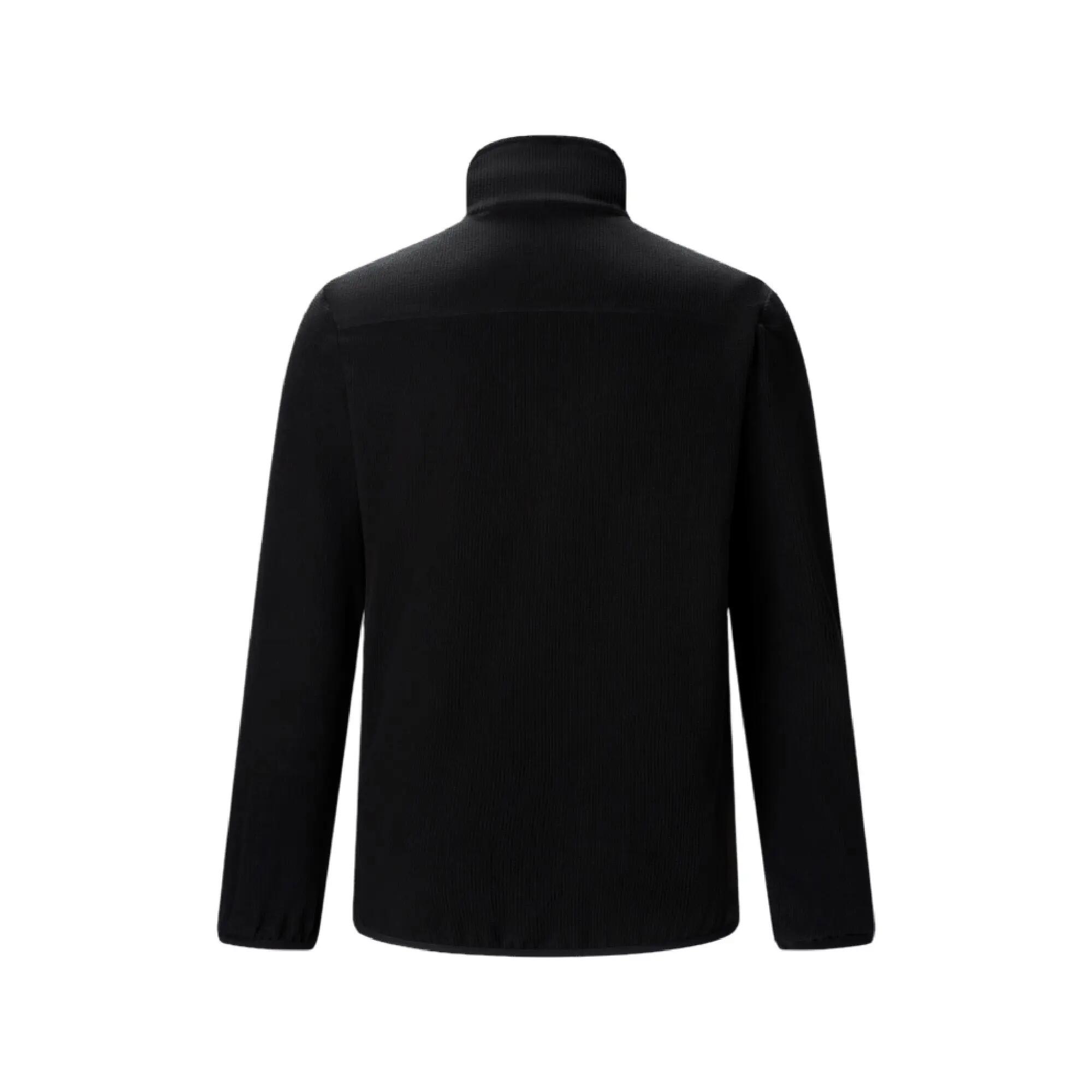 Mens Eadle Logo Full Zip Fleece (Black) 3/7