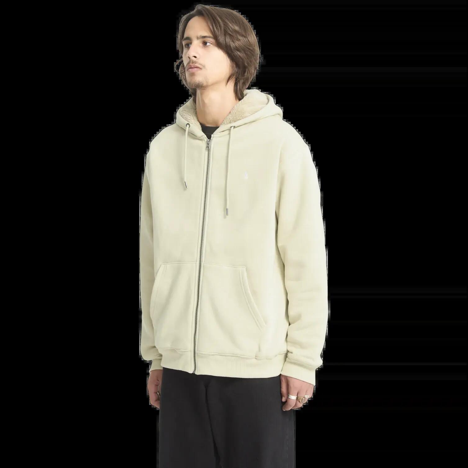 Felpa con cappuccio Volcom Single Stone Beige 7/8