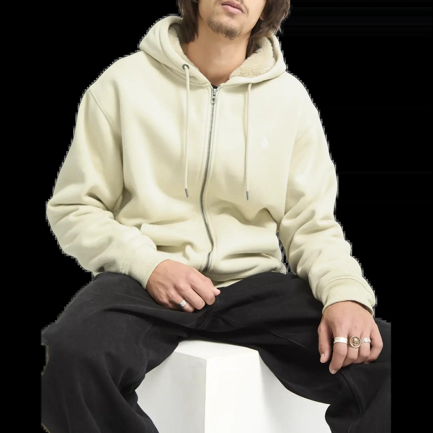 Felpa con cappuccio Volcom Single Stone Beige 6/8