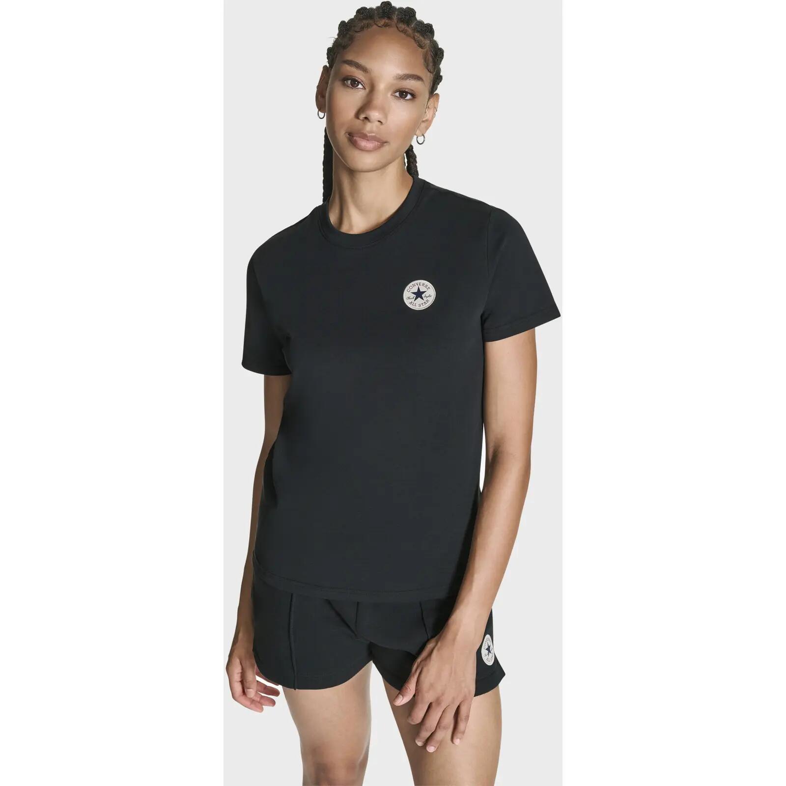 T-shirt Converse Chuck Patch Tee, Noir, Unisexe 4/5