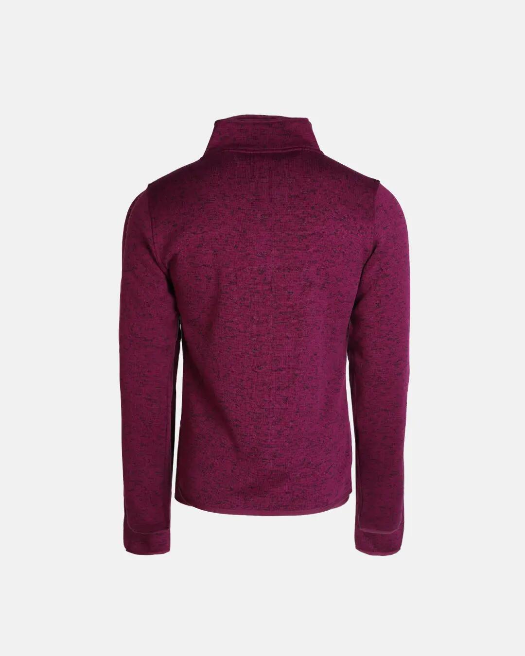 Izas Herren Strickfleecejacke SAMAUN M V3 mit Stehkragen und 2/4