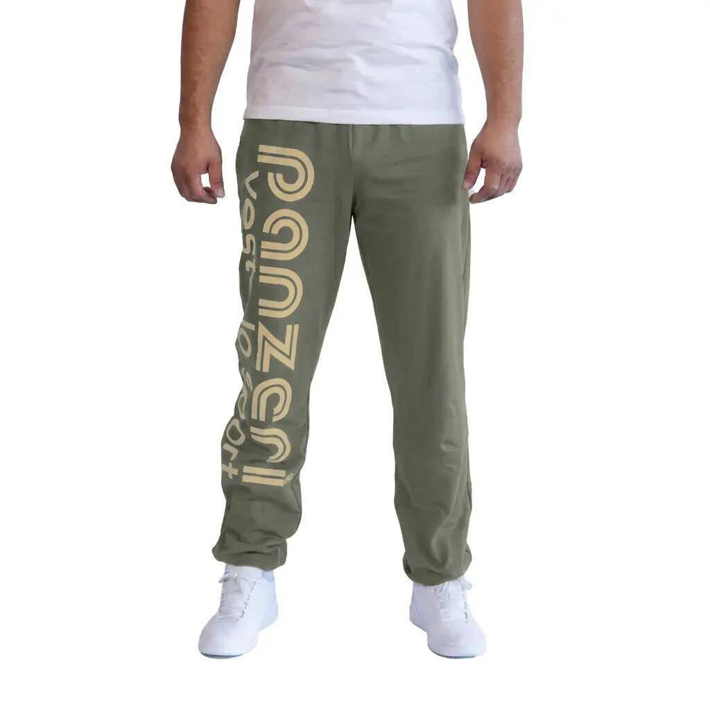 Jogging Panzeri Mixte  - Uni H - Kaki / Beige 2/6