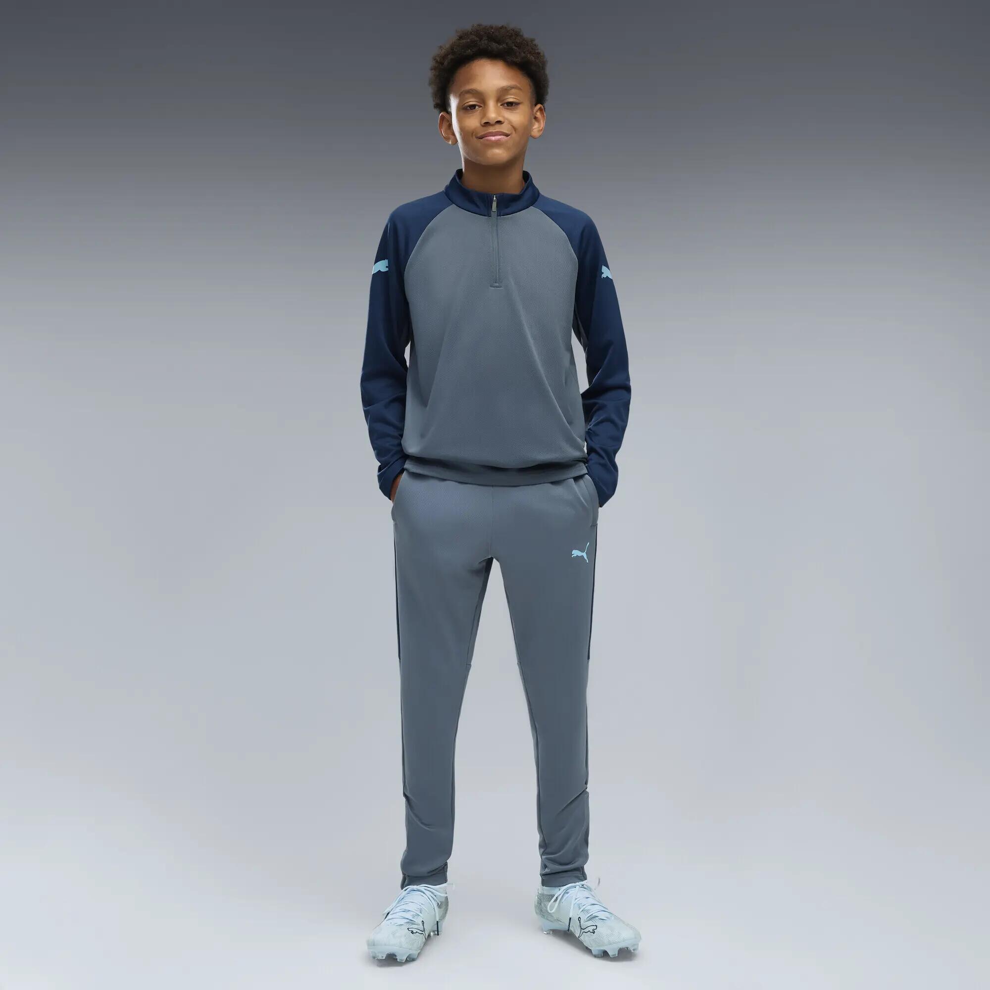 Maglia con zip corta IndividualLIGA per ragazzi PUMA 4/5