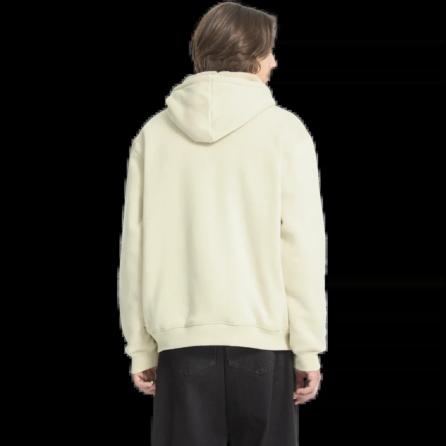 Felpa con cappuccio Volcom Single Stone Beige 2/8