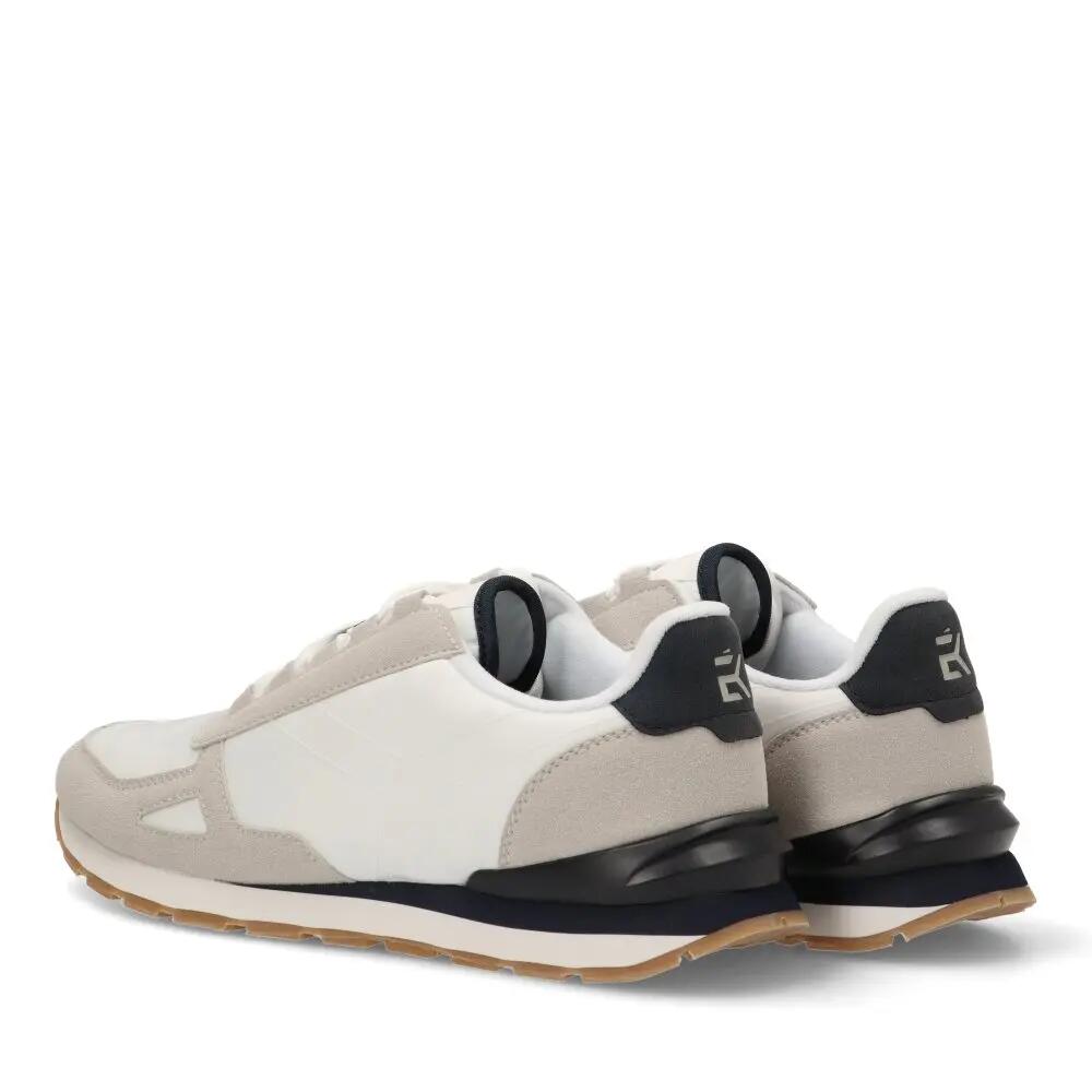 Deportivas Casual Hombre Suela Plana - Modelo 82031 Blanco 4/6