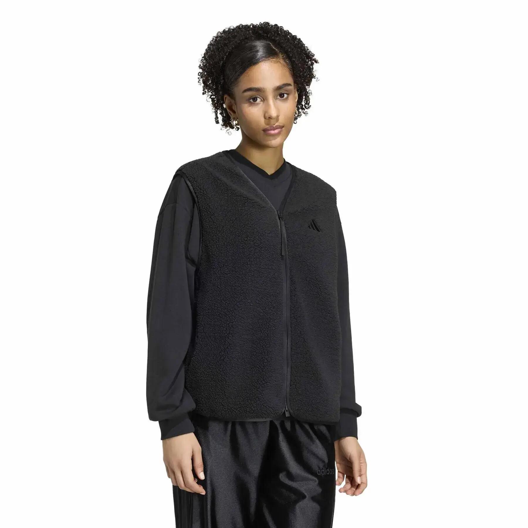Dames zonder mouwen fleece adidas City Tech 2/6