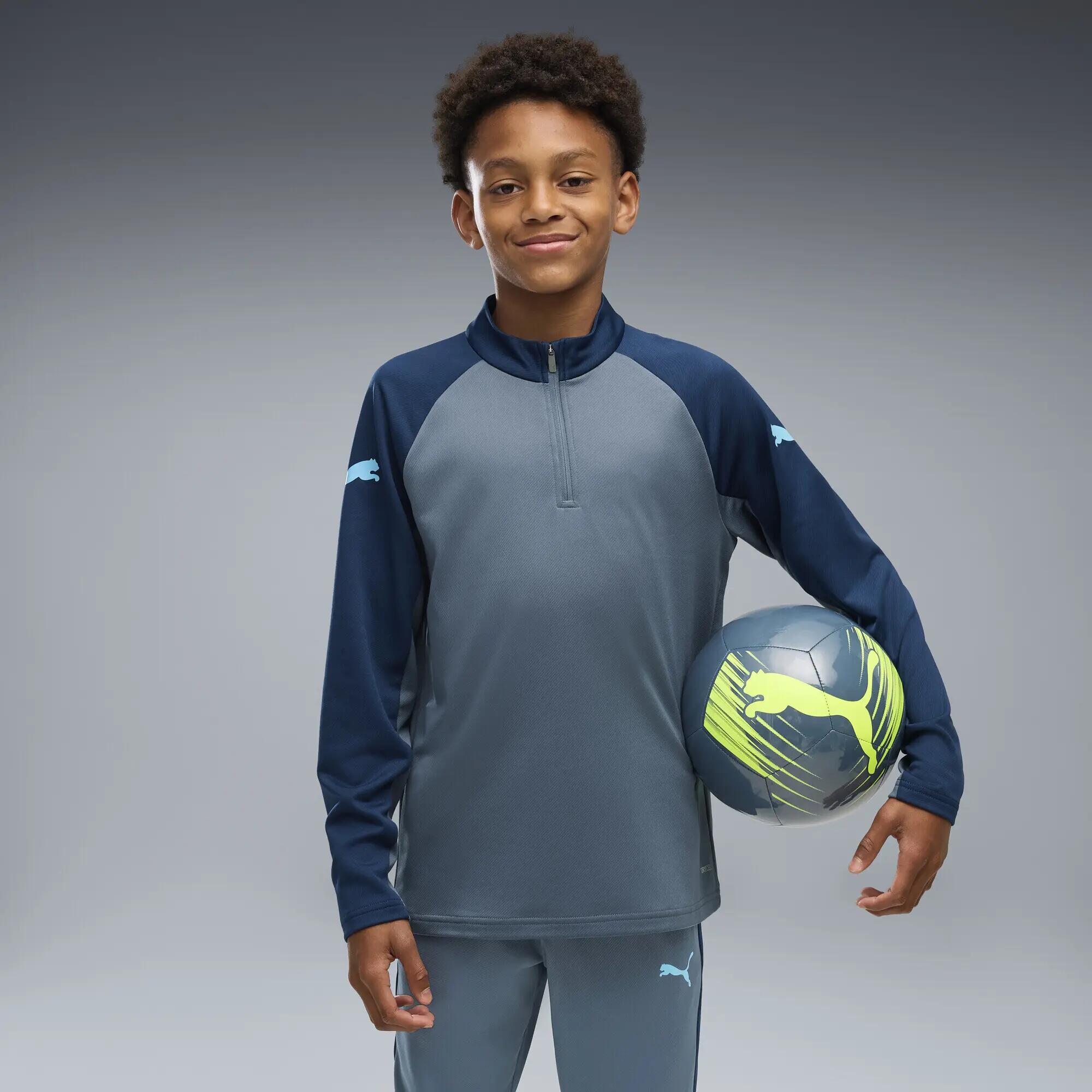 Maglia con zip corta IndividualLIGA per ragazzi PUMA 2/5