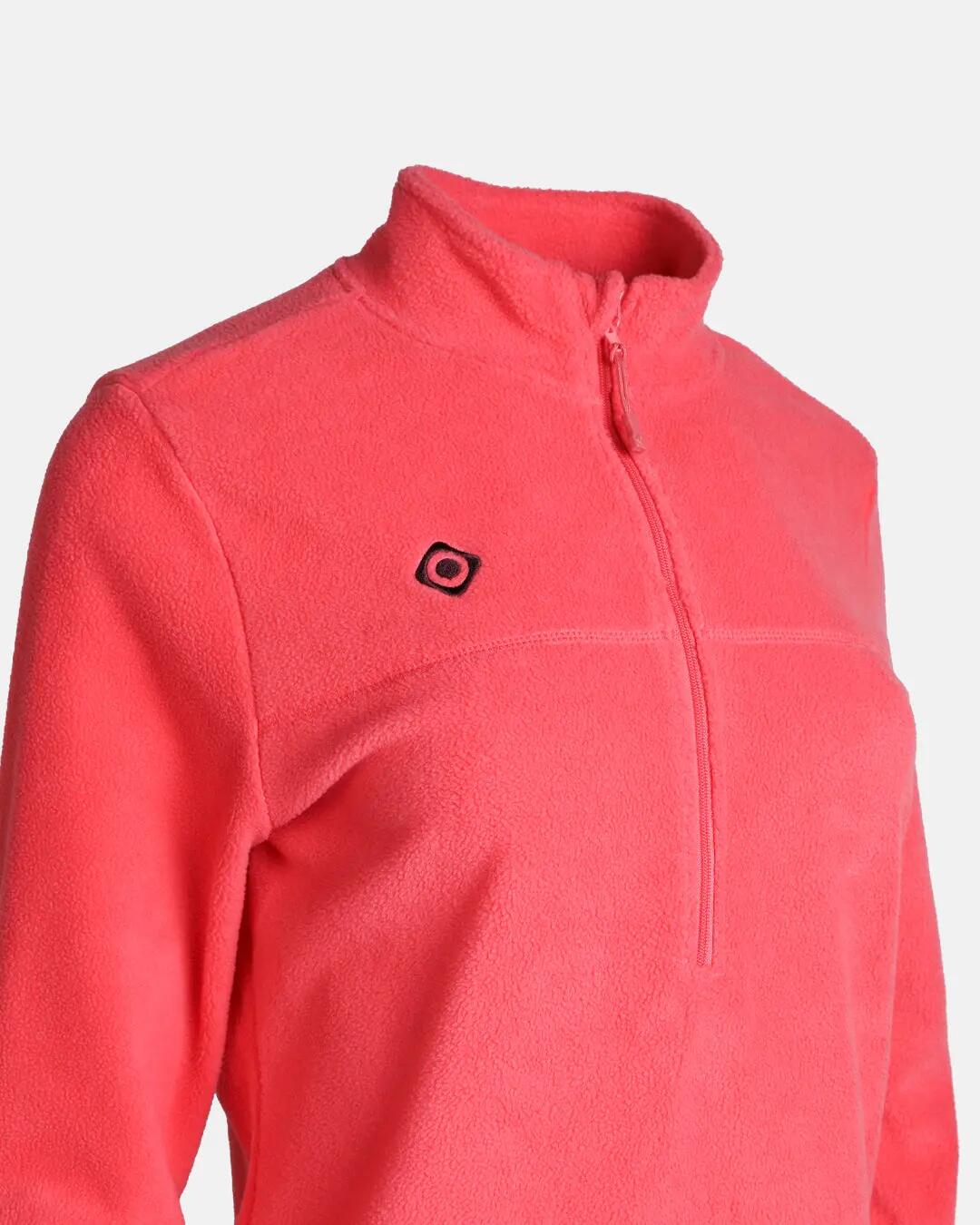 Forro Polar Deportivo Media Cremallera SUTTON W para Mujer de Izas 3/4