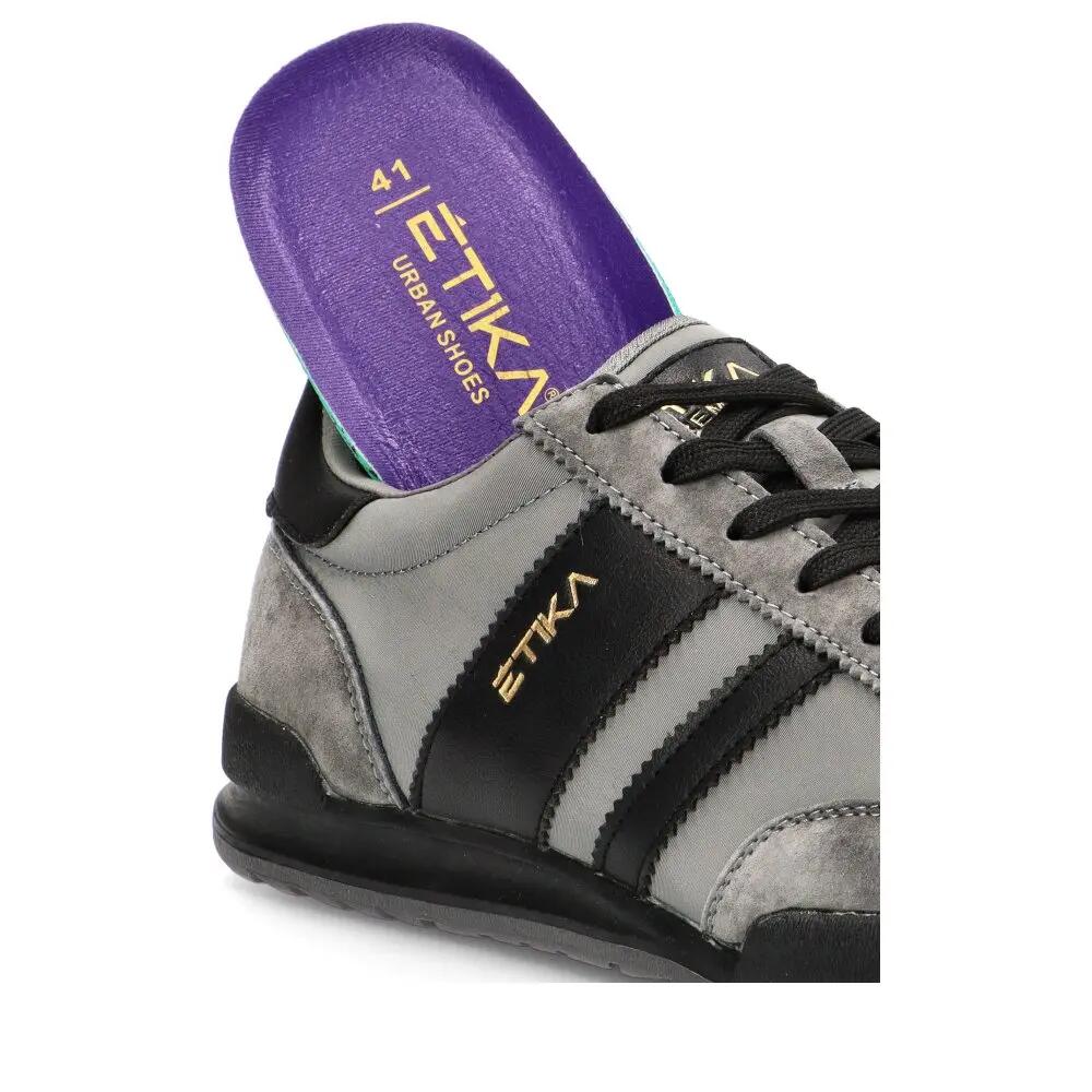 Deportivas Casual Hombre Suela Plana - Modelo 82028 Gris 6/6