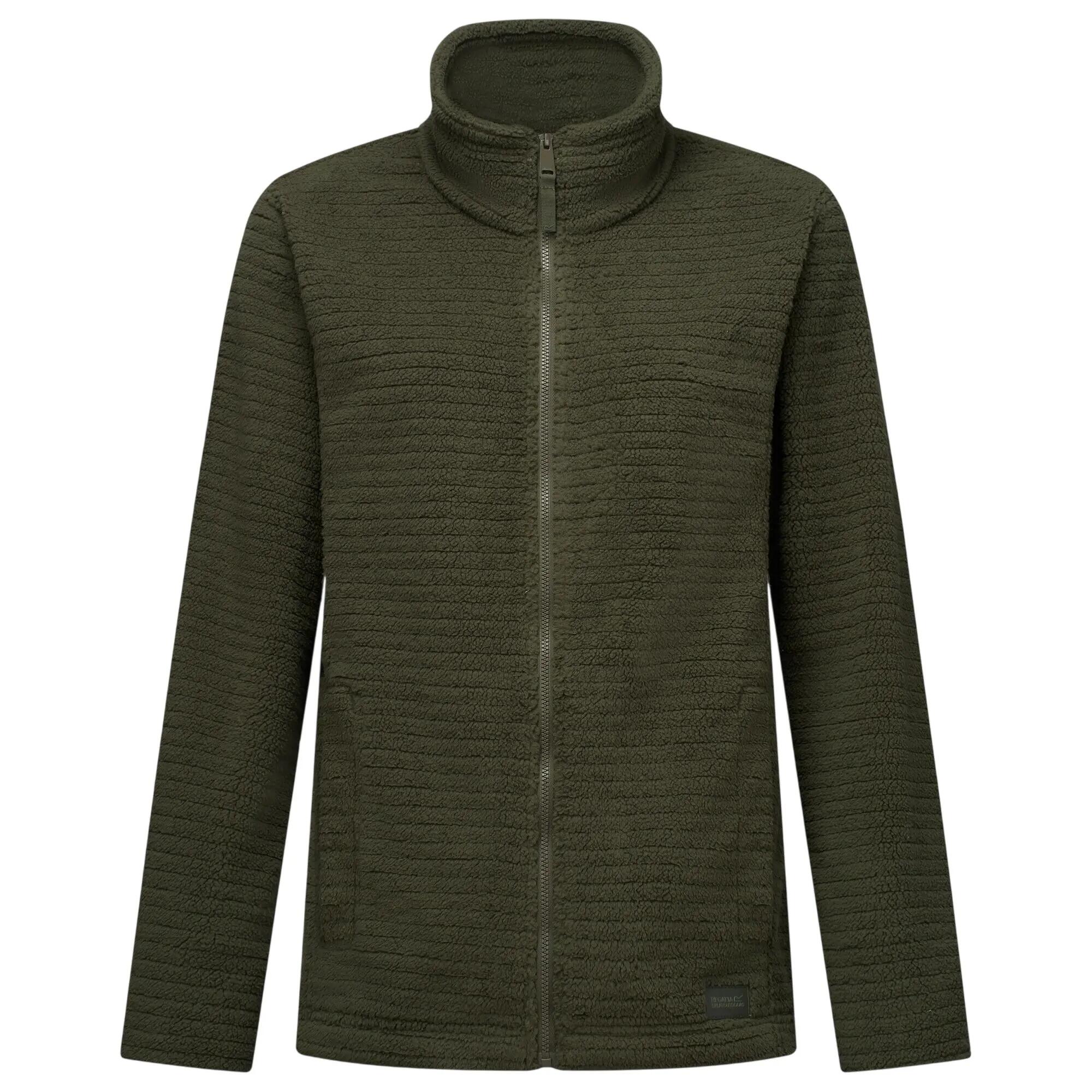 Womens/Ladies Heidy Full Zip Fleece Jacket (Dark Khaki) 2/7