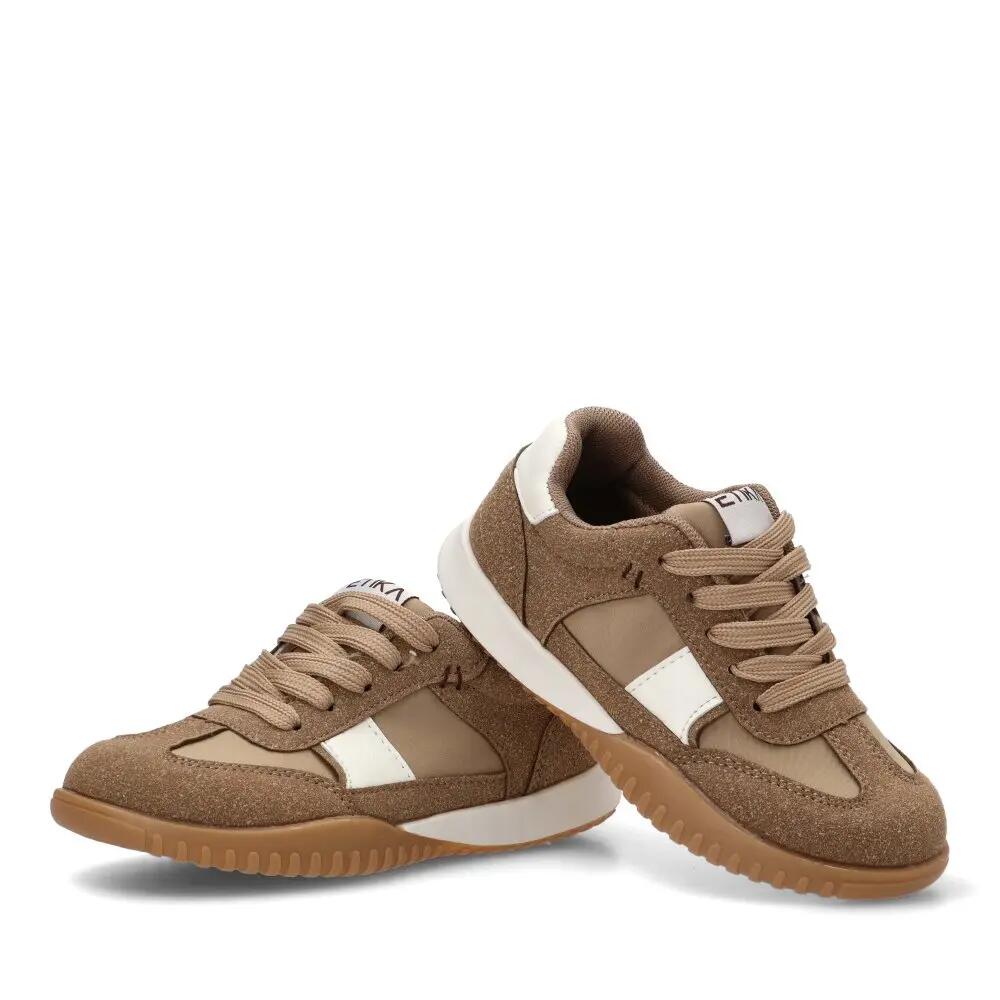 Deportivas Diario Niño Suela Plana - Modelo 52496 Taupe 5/6