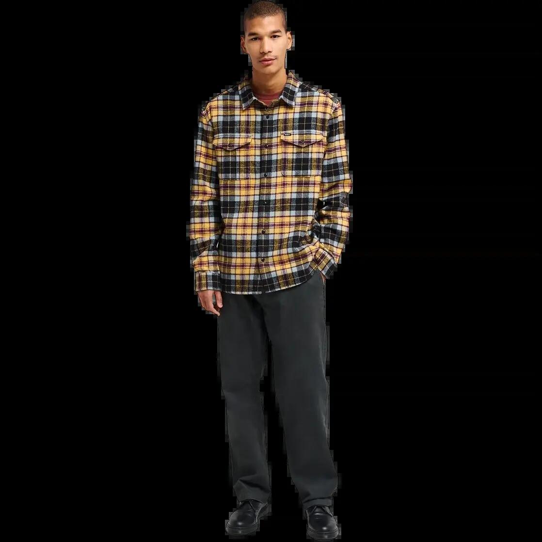 Camisa Rvca Hugues Heavy Flannel Naranja 6/8