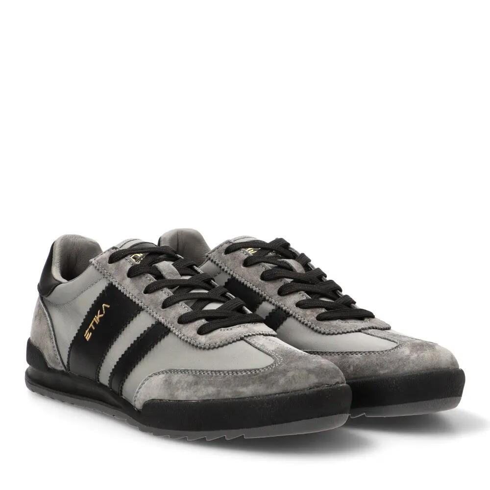 Deportivas Casual Hombre Suela Plana - Modelo 82028 Gris 2/6