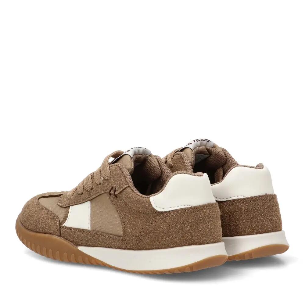 Deportivas Diario Niño Suela Plana - Modelo 52496 Taupe 4/6
