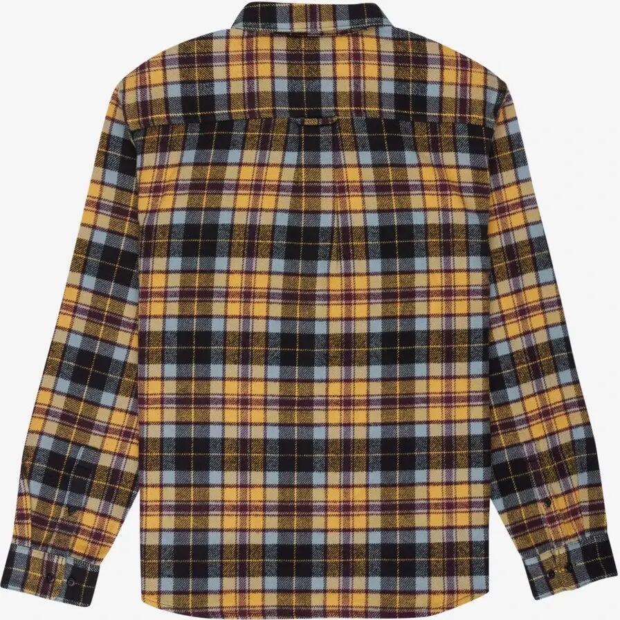 Camisa Rvca Hugues Heavy Flannel Naranja 4/8