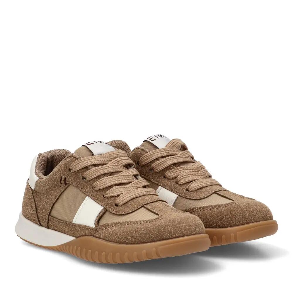 Deportivas Diario Niño Suela Plana - Modelo 52496 Taupe 2/6