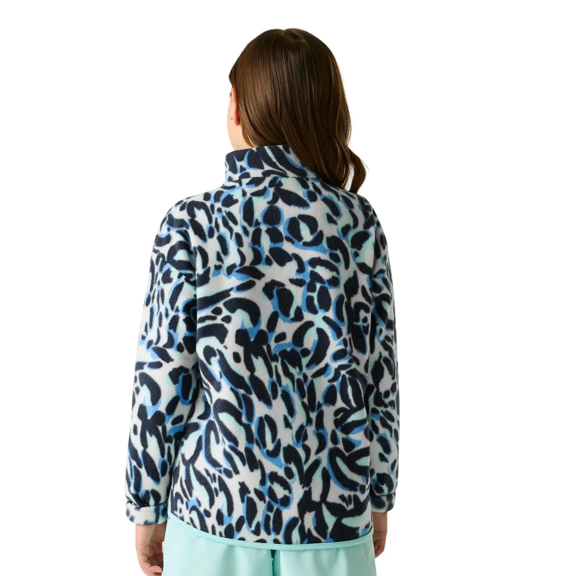 Veste Polaire Col Montant Motif/style Imprimé Animal WING IT Enfant (Bleu 7/7