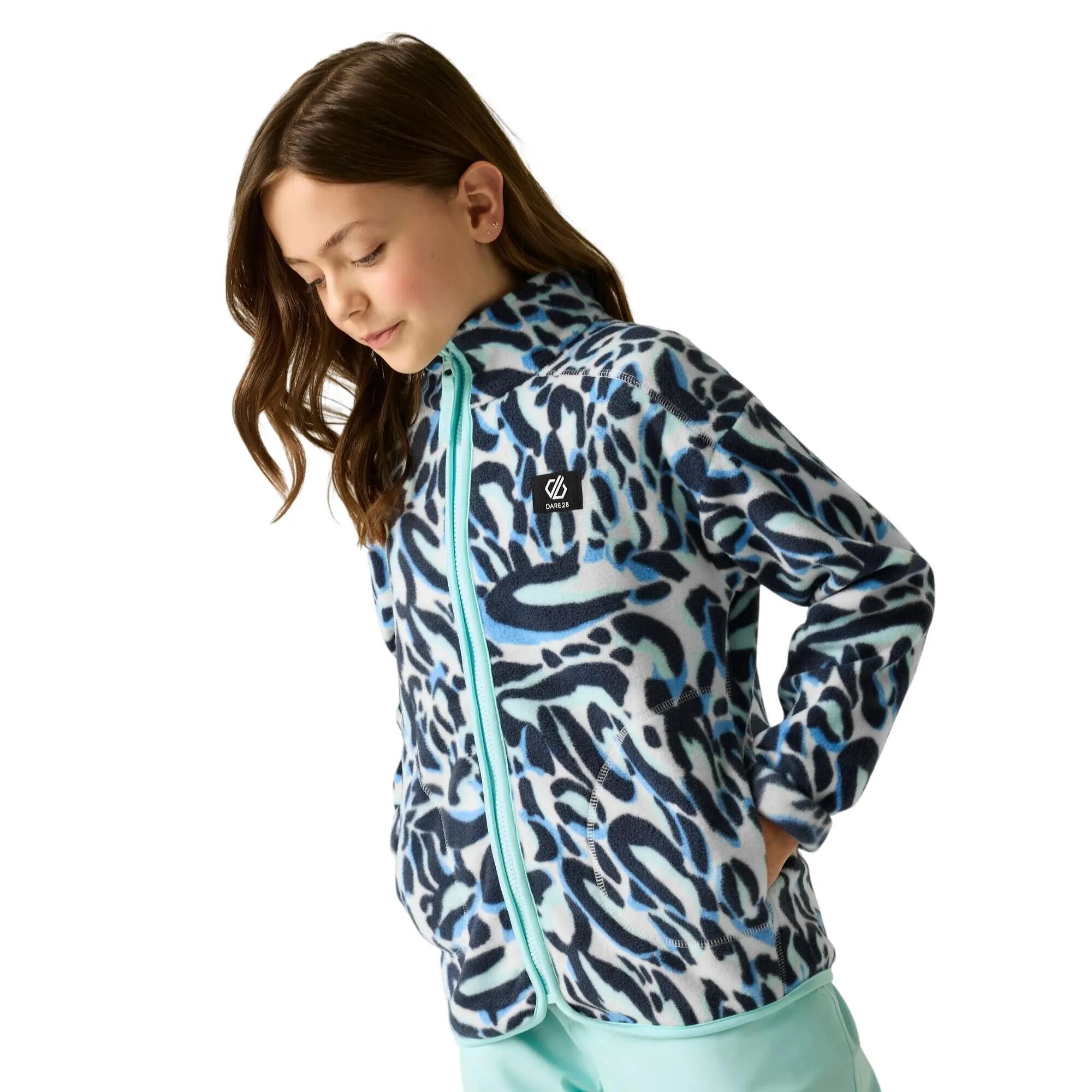Veste Polaire Col Montant Motif/style Imprimé Animal WING IT Enfant (Bleu 6/7