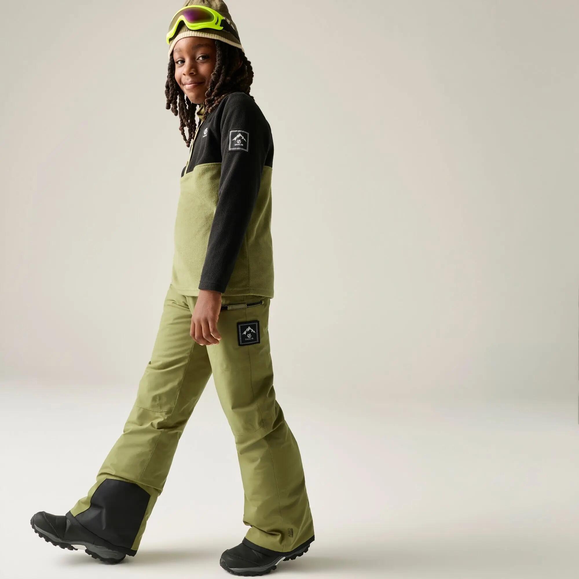 Childrens/Kids Rapid Fleece Top (Martini Olive) 7/7