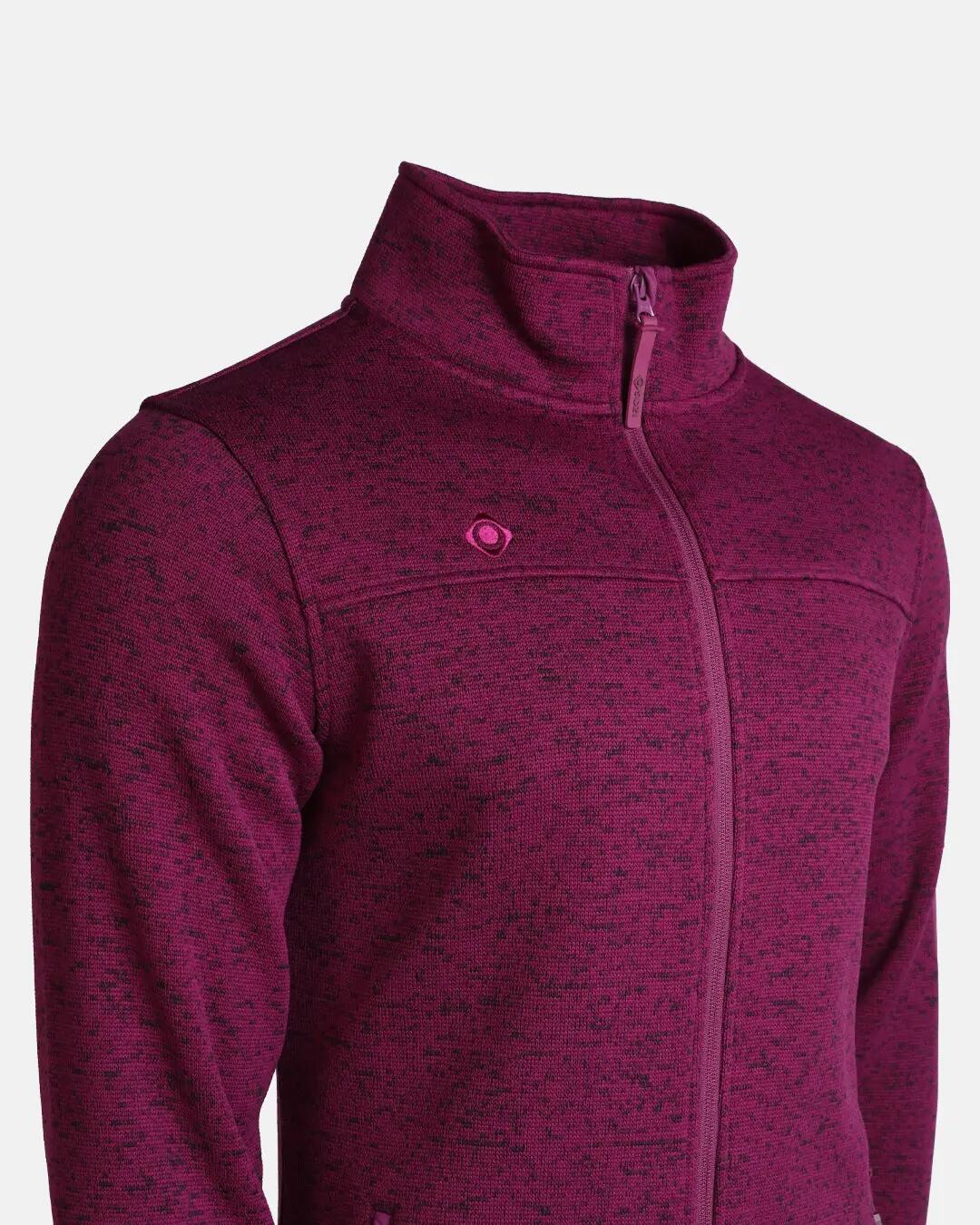 Izas Herren Strickfleecejacke SAMAUN M V3 mit Stehkragen und 3/4