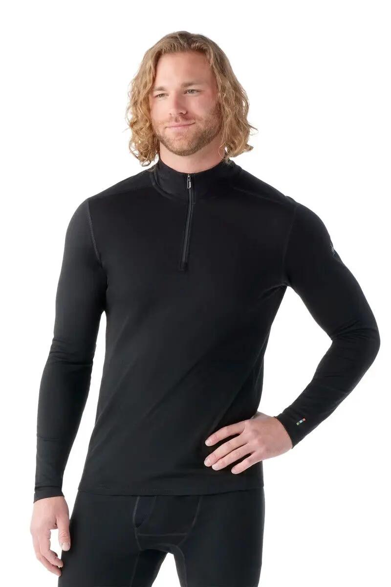 Koszulka termoaktywna męska Classic All Season Merino Base Layer 1/4 Zip 2/4