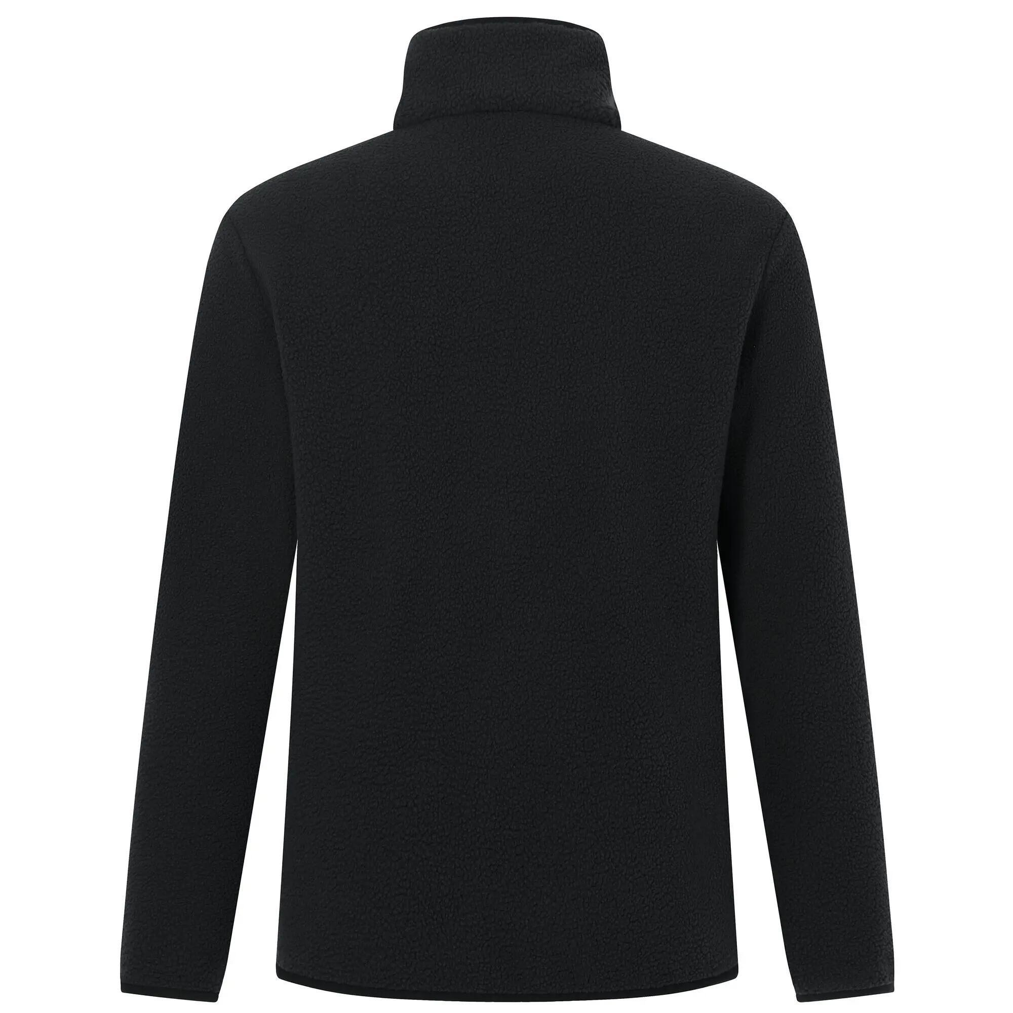 Mens Frankie Borg Fleece Jacket (Black) 3/7