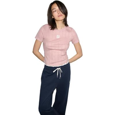T-shirt converse utility tee, roze, uniseks