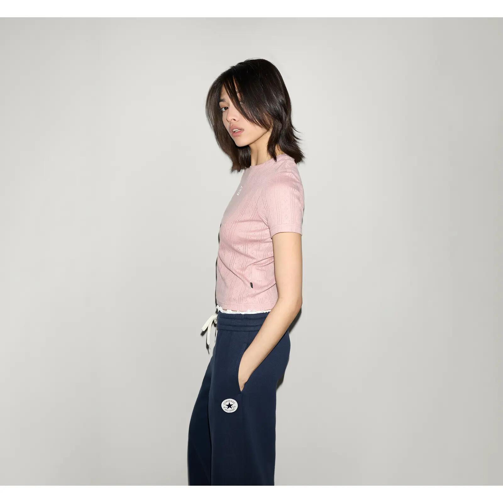 Camiseta Converse Utility Tee, Rosado, Unisexo 3/5