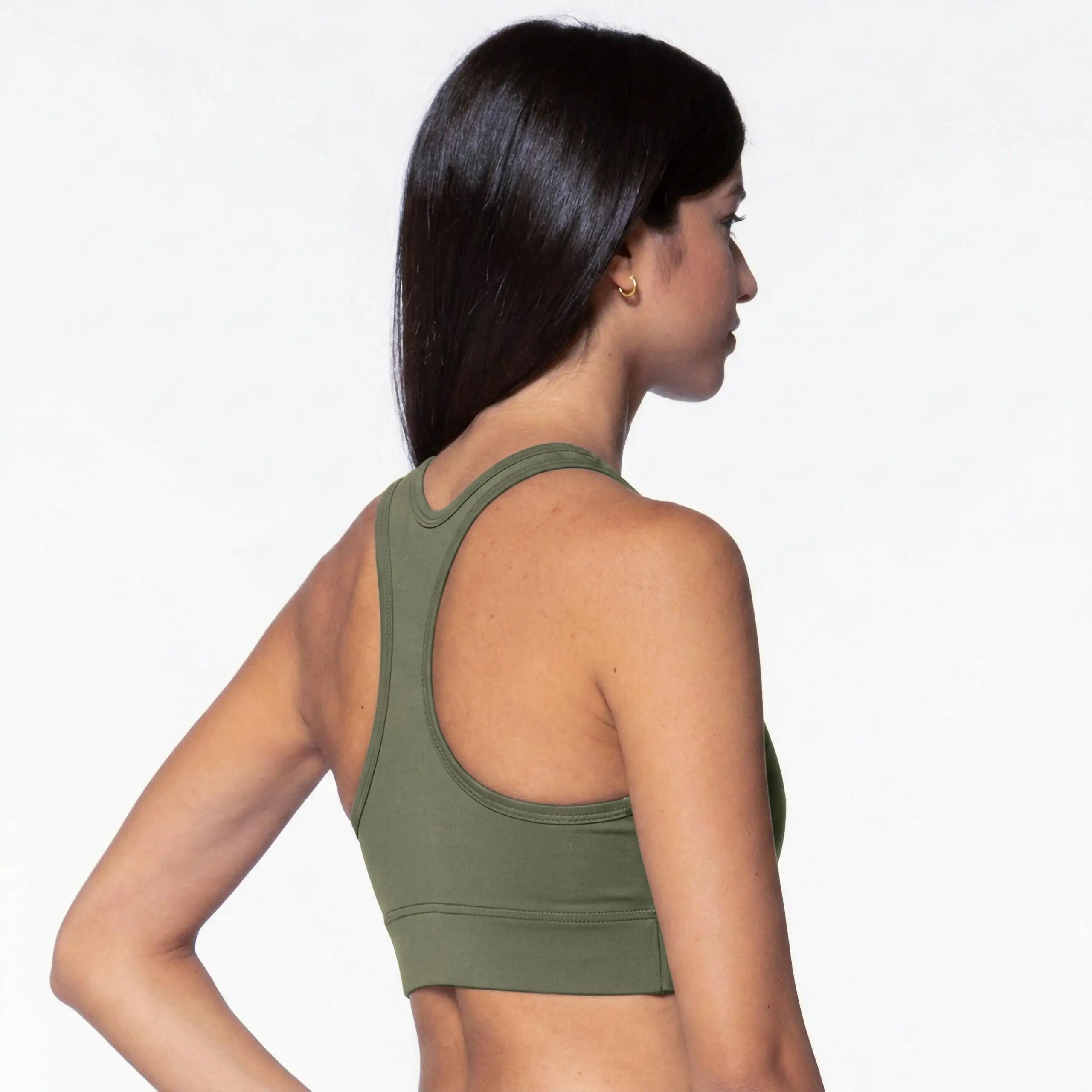 Brassière De Sport - Jazz X - Kaki / Beige 5/6