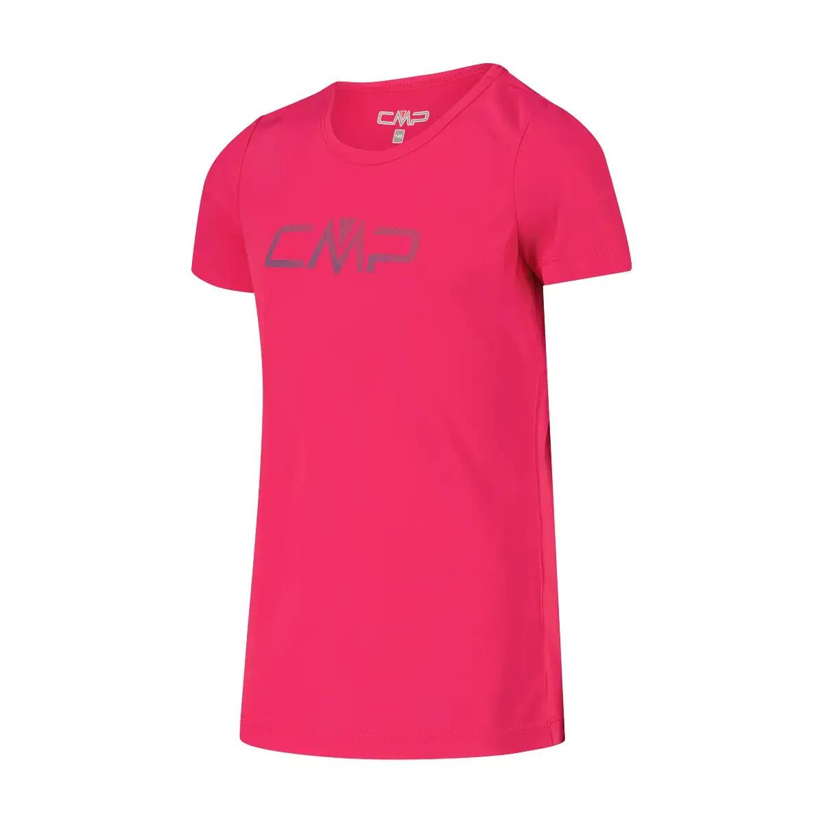 T-shirt da bambina a girocollo CMP Logo 2/4
