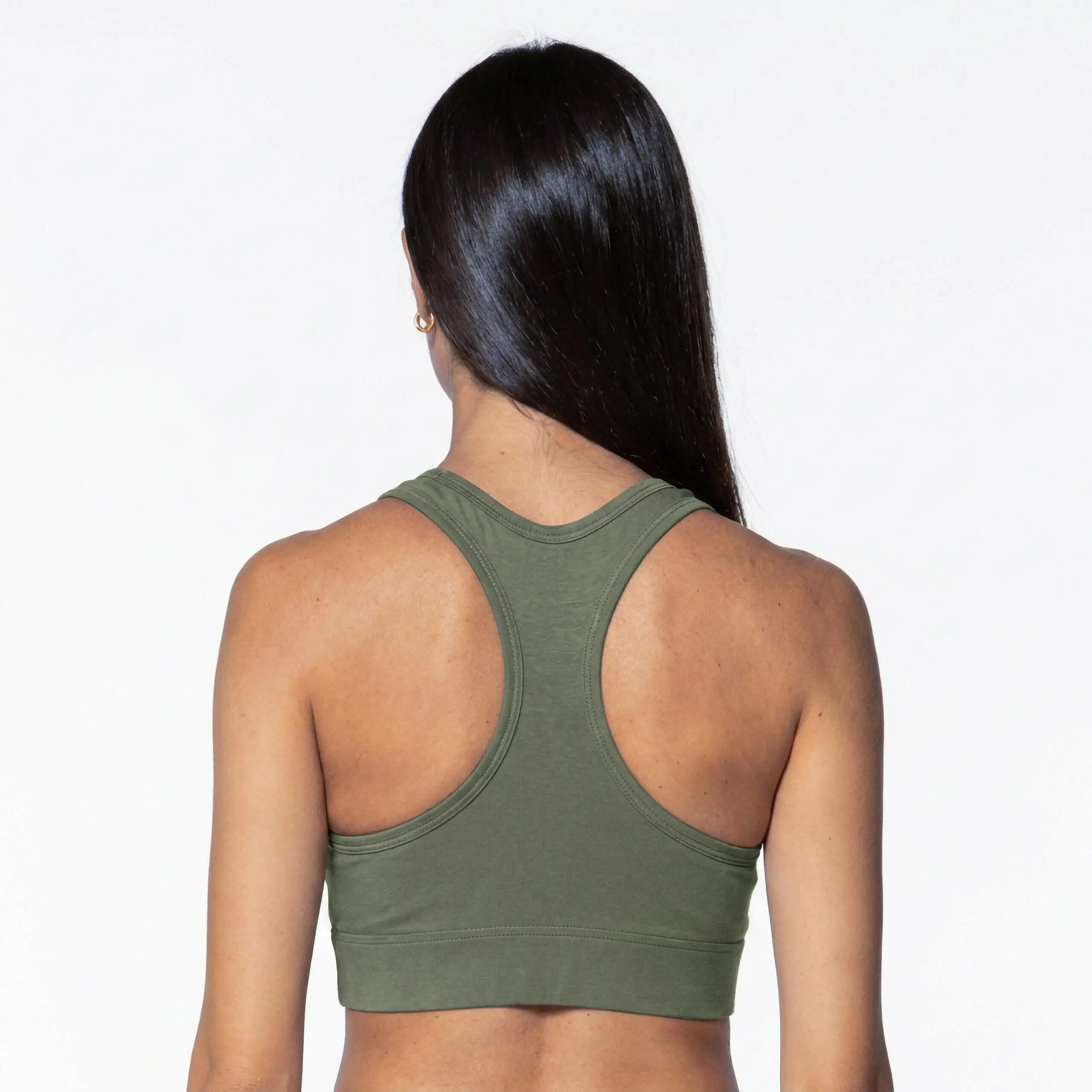 Brassière De Sport - Jazz X - Kaki / Beige 4/6
