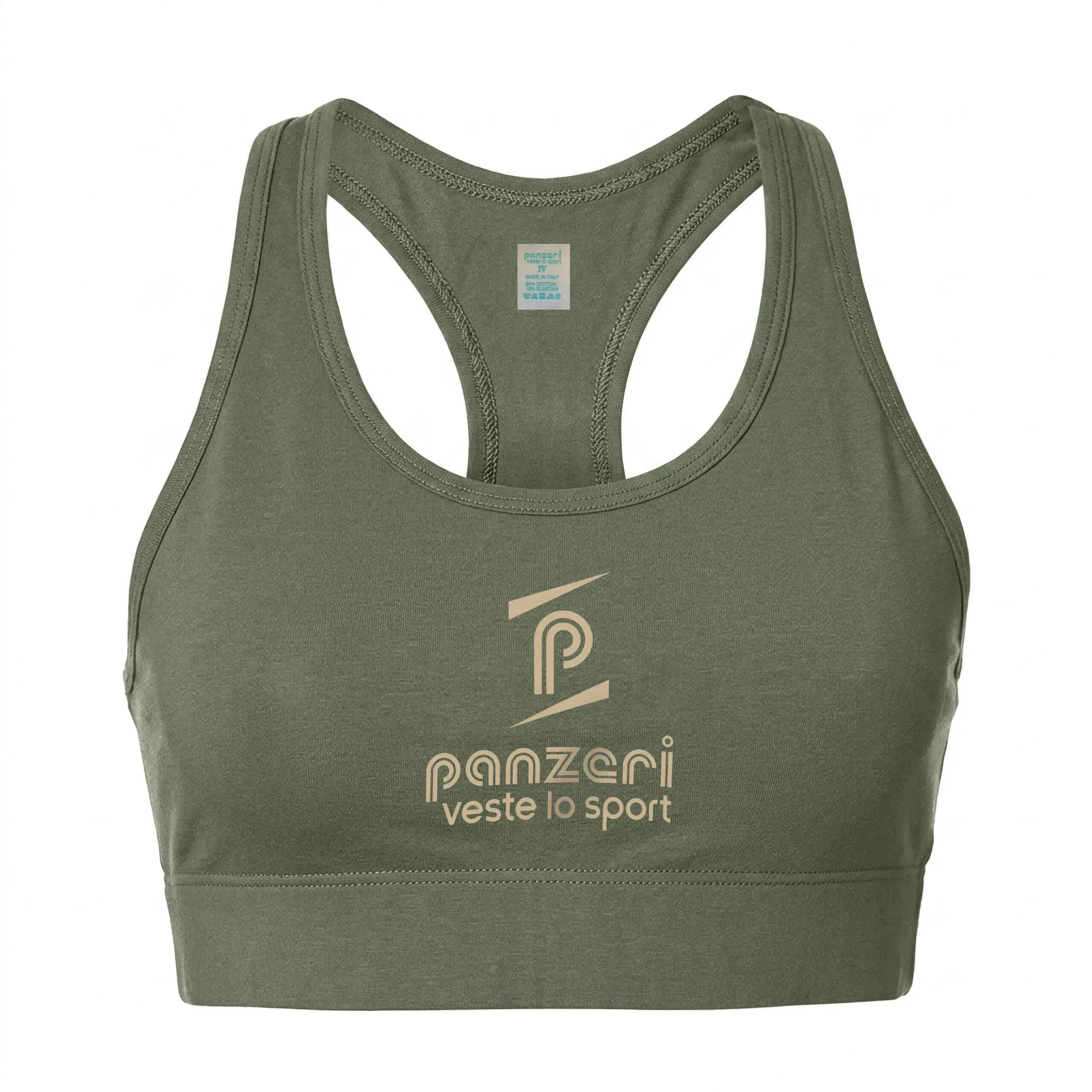 Brassière De Sport - Jazz X - Kaki / Beige 2/6
