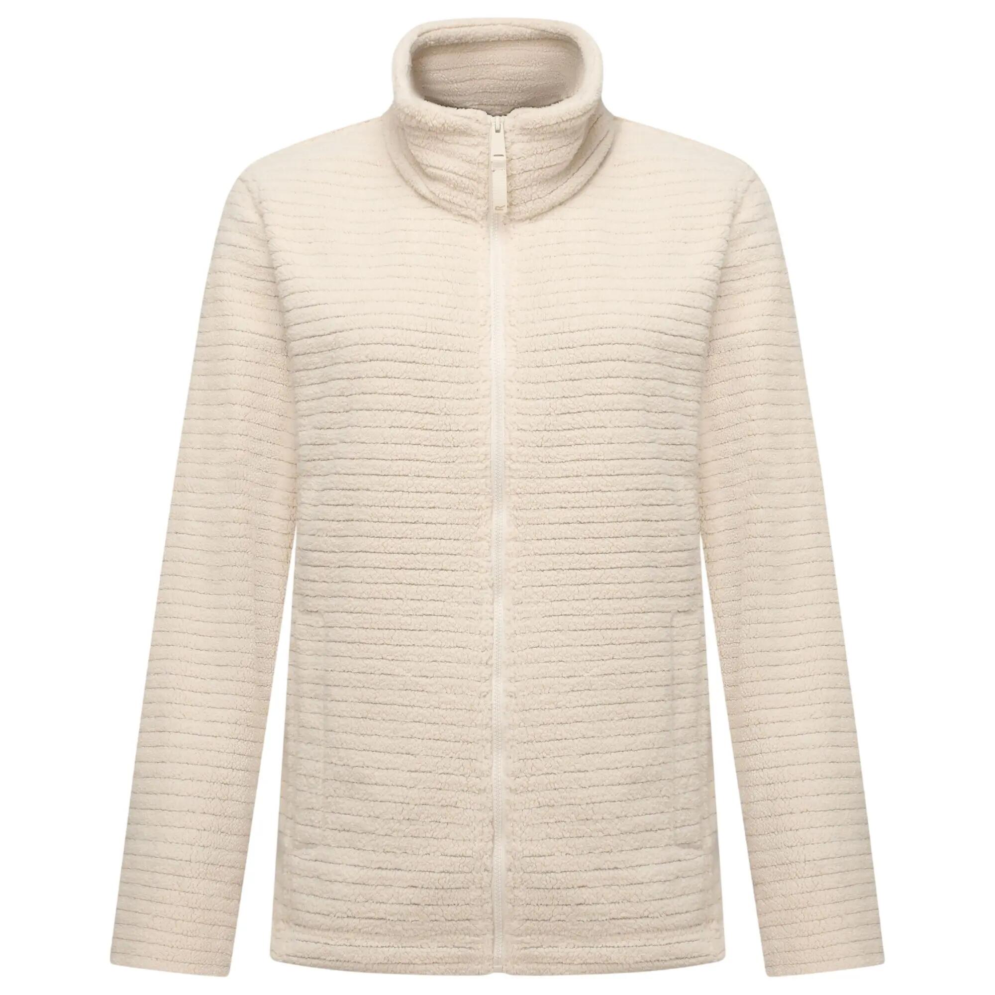 Womens/Ladies Heidy Full Zip Fleece Jacket (Light Vanilla) 2/7