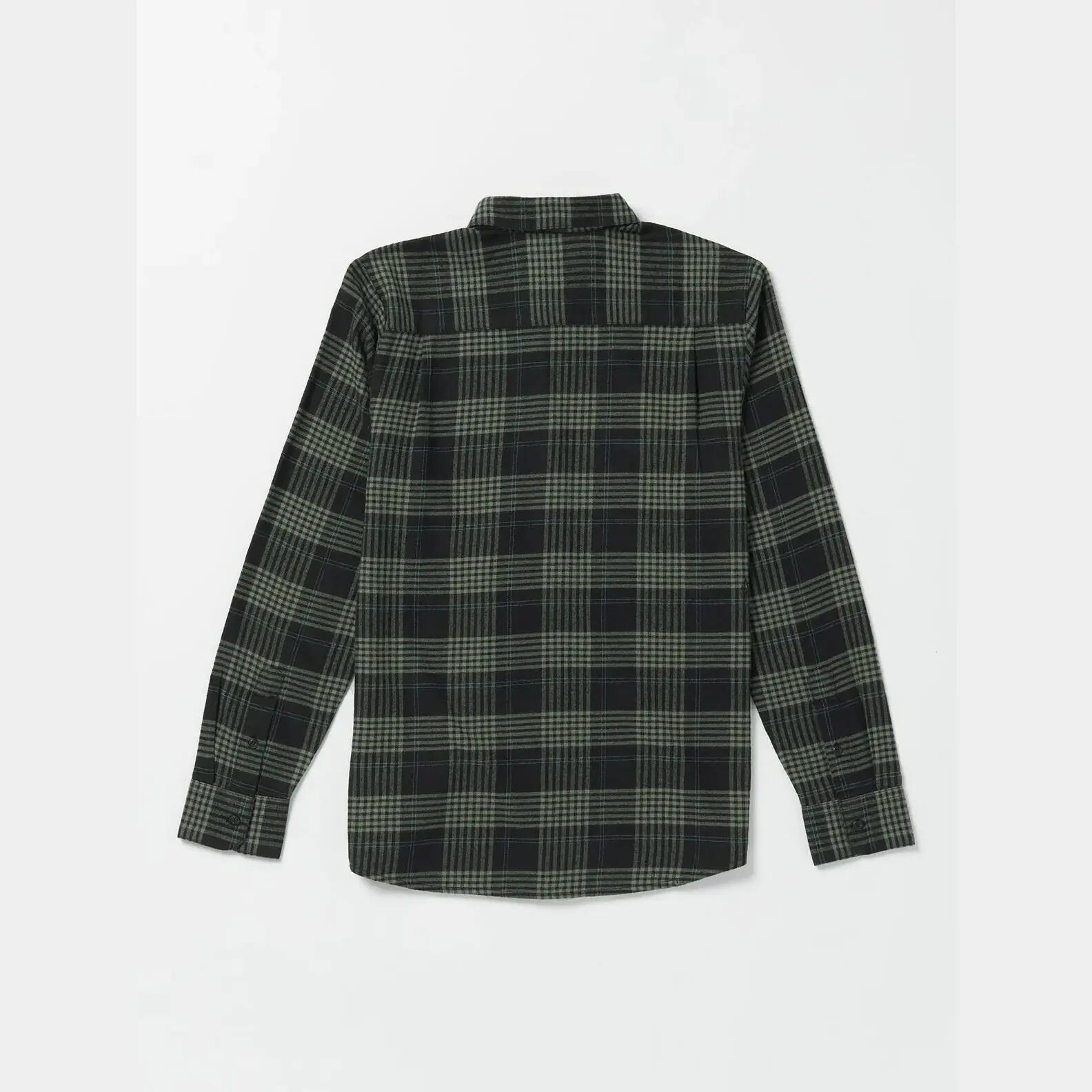 Camisa Volcom Caden Plaid Negro 4/4