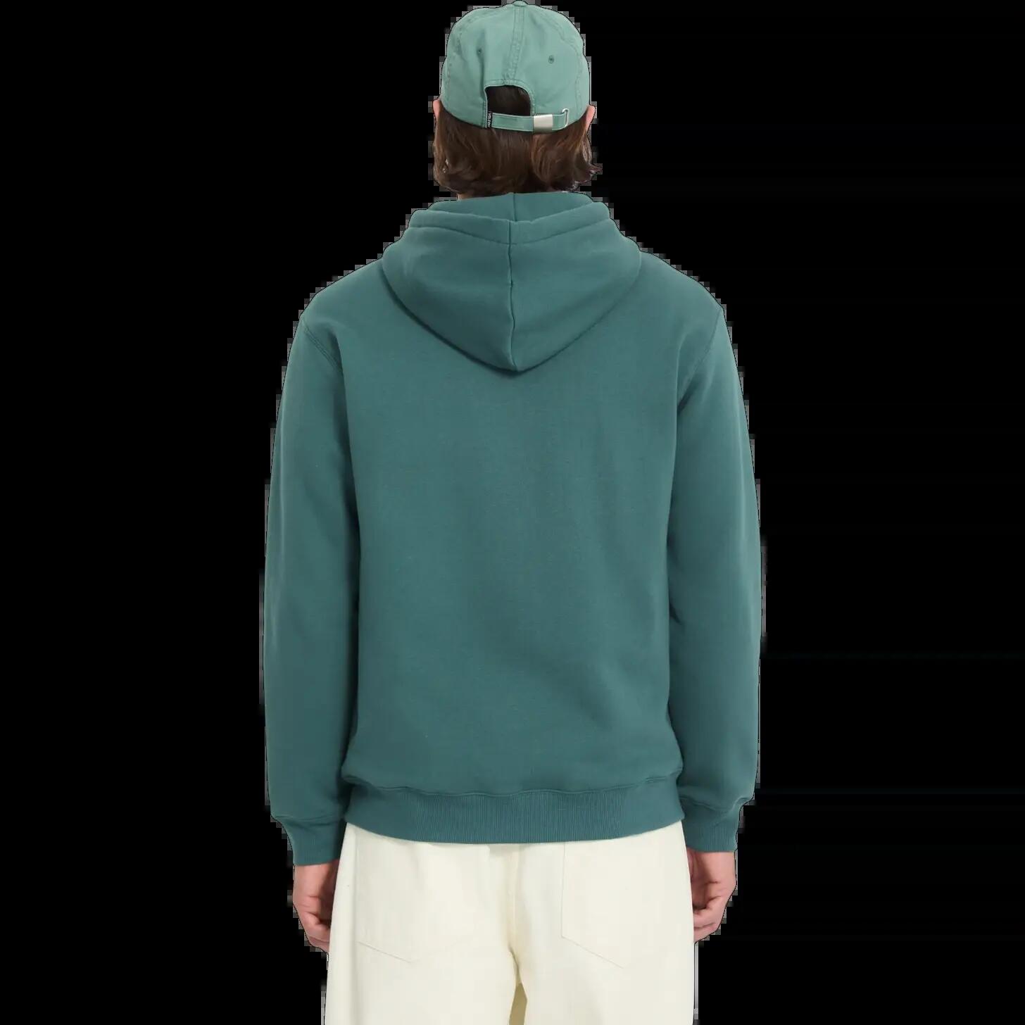Sweat à capuche et zip Volcom SINGLE STONE ZIP Vert Fusil 2/5