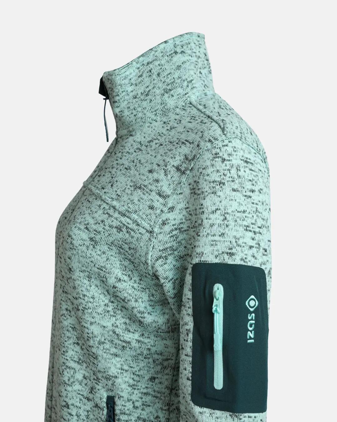 Veste polaire thermique SAMAUN W V3 femme avec col montant et poches zippées 4/4