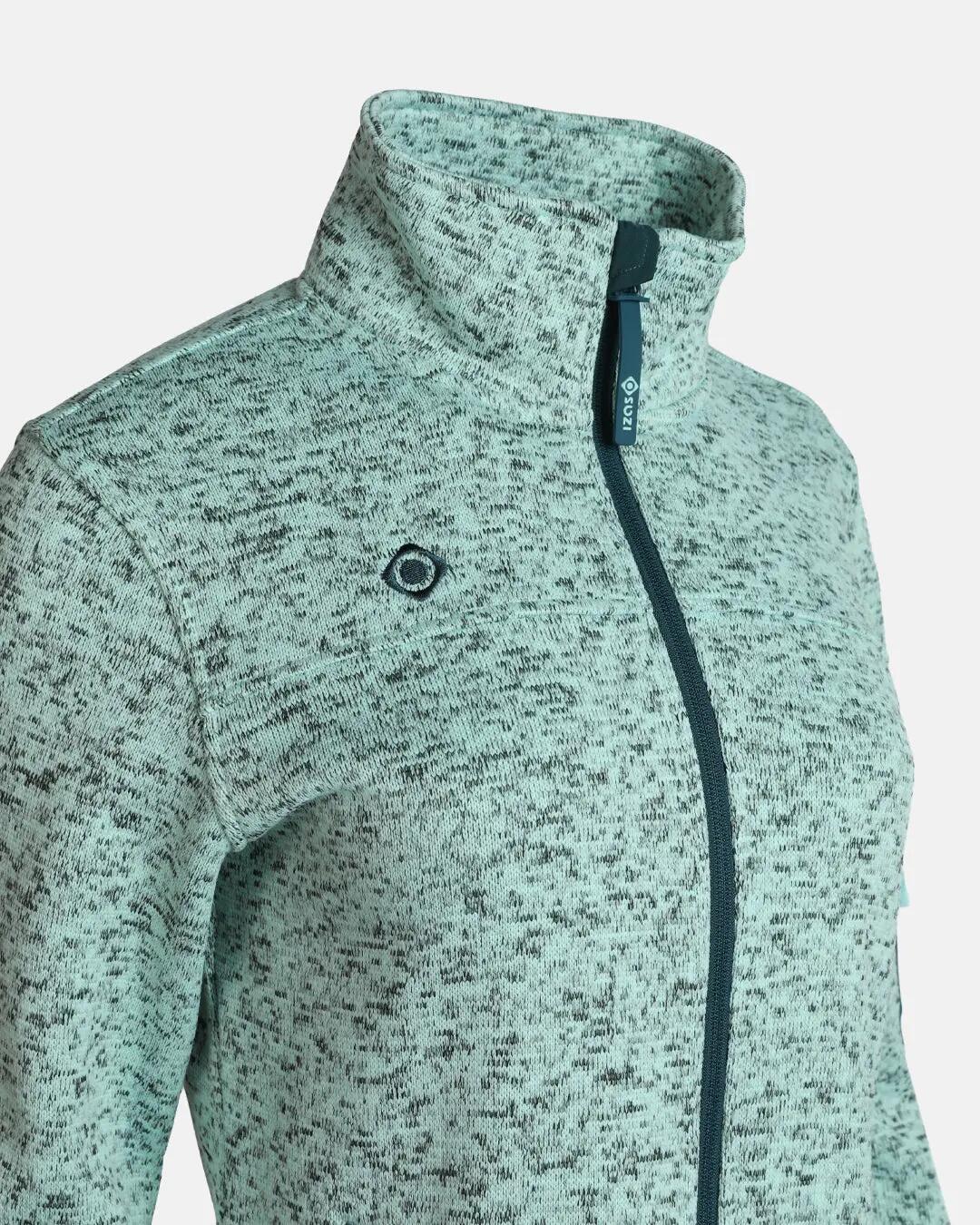 Veste polaire thermique SAMAUN W V3 femme avec col montant et poches zippées 3/4